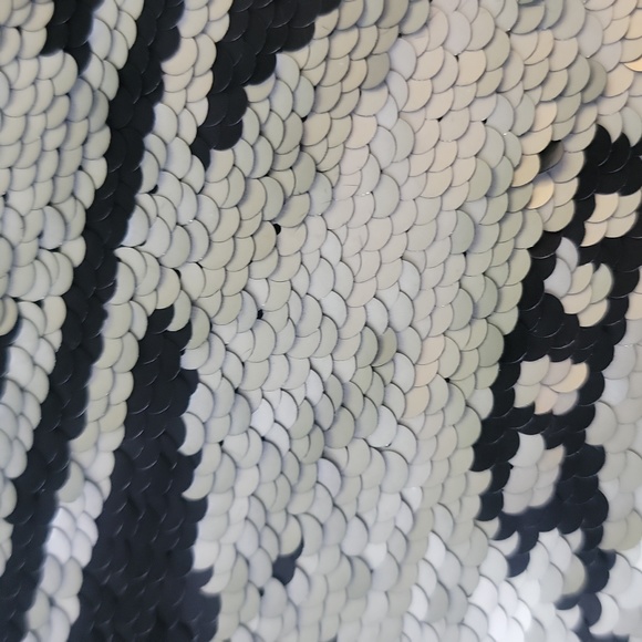 Zara x Star Wars Sequined Storm Trooper Hoodie Black Size 11-12 Sweatshirt - Picture 3 of 6